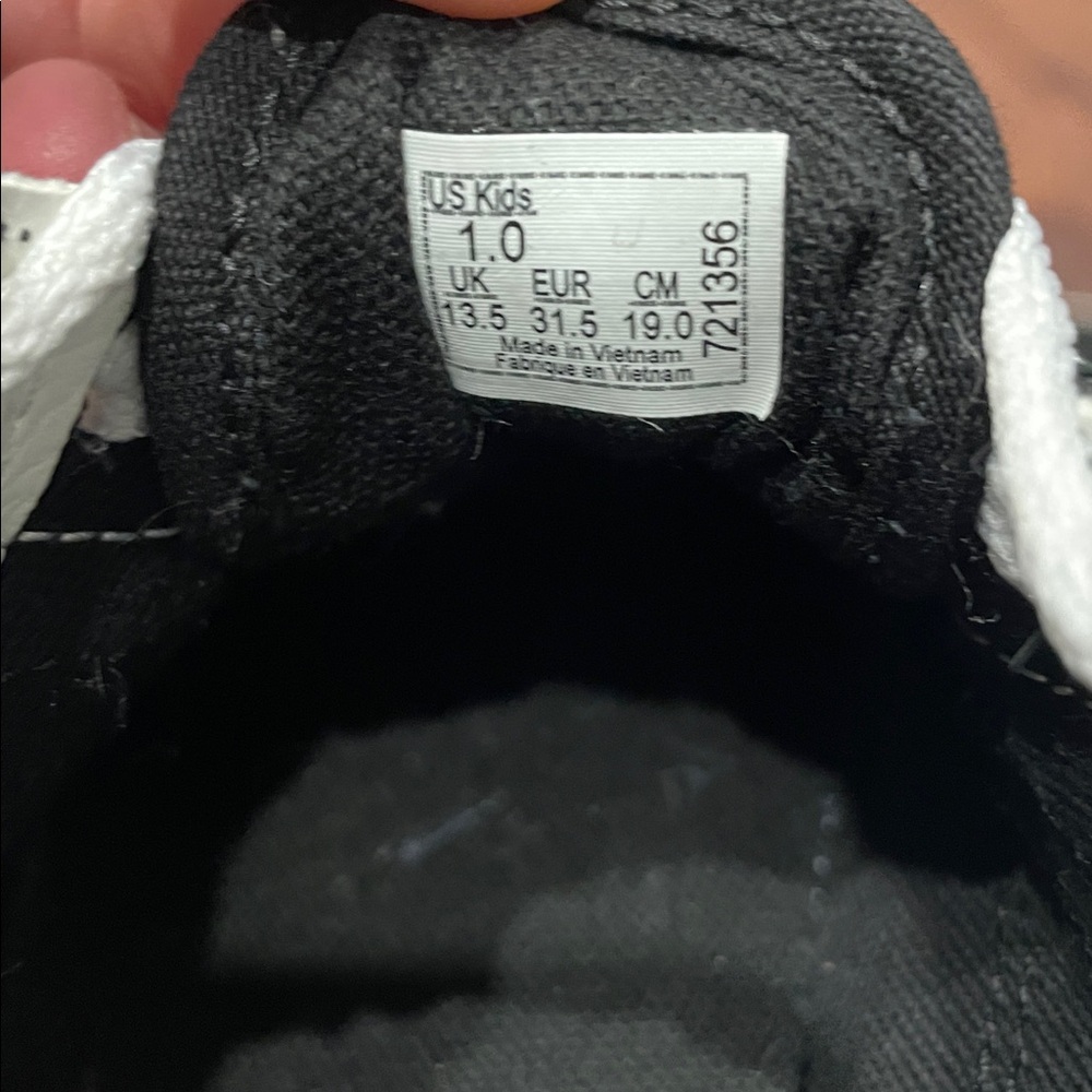 Vans Kids Black and Pink Floral Sneakers - Picture 5 of 8